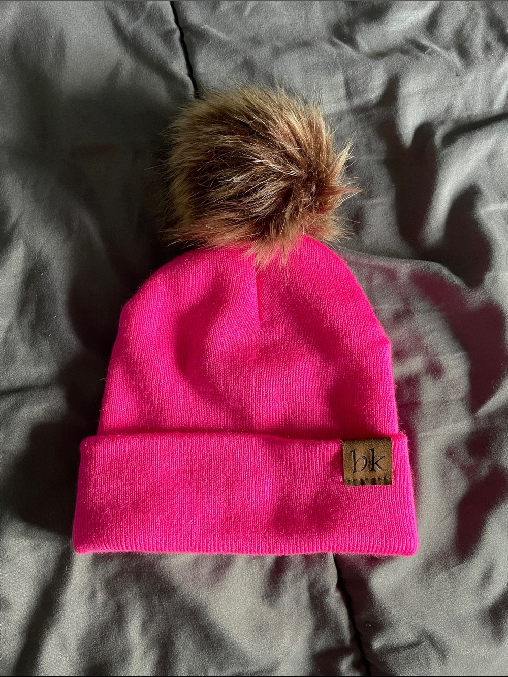 Women’s Pink Pom-Pom Hat
